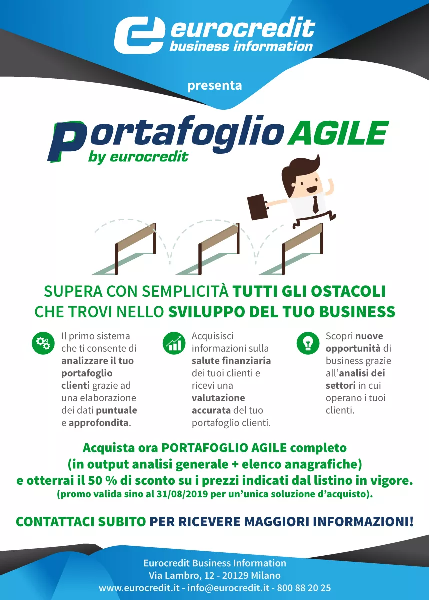 PORTAFOGLIO AGILE in promo sino ad Agosto 2019