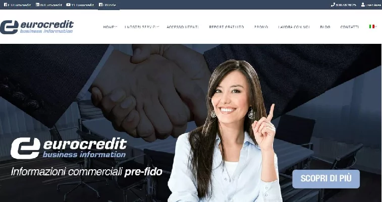 nuovo sito di EUROCREDIT BUSINESS INFORMATION