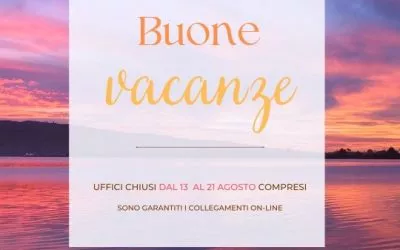 Chiusura uffici per pausa estiva