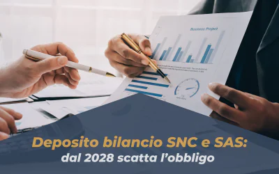 Deposito bilancio SNC e SAS: dal 2028 scatta l’obbligo