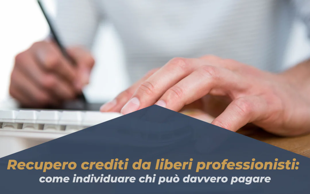 recupero crediti da liberi professionisti