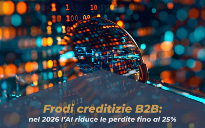 Frodi creditizie B2B: nel 2026 l’AI riduce le perdite fino al 25%